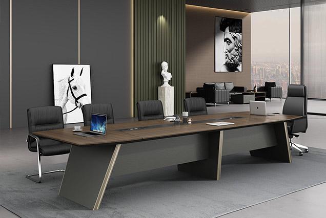 簡約現(xiàn)代會議桌-9