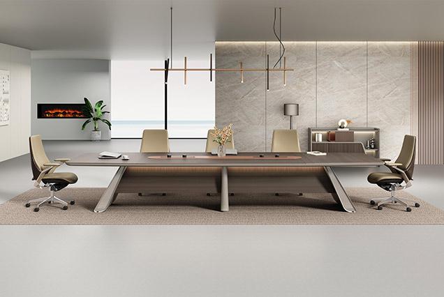簡約現(xiàn)代會議桌-5