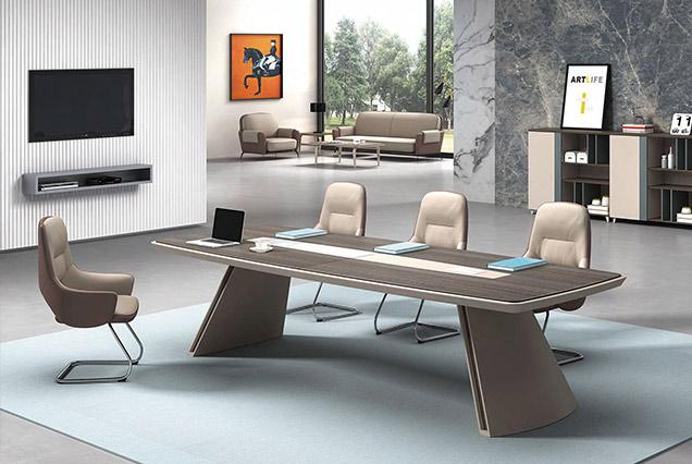 簡約現(xiàn)代會議桌-12