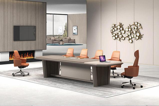 簡約現(xiàn)代會議桌-11