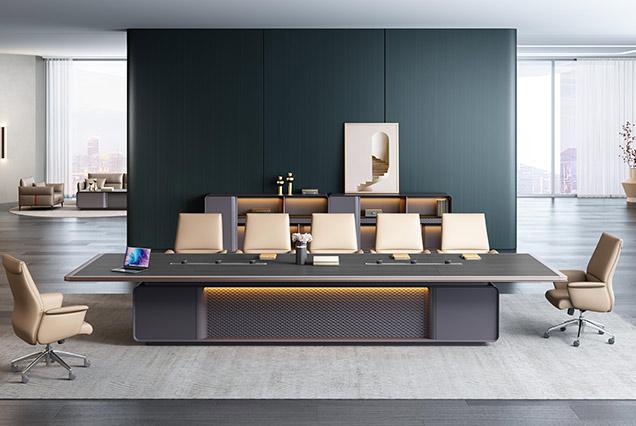 簡約現(xiàn)代會議桌-1