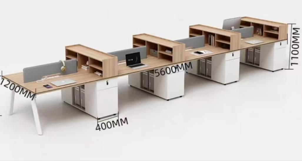 簡(jiǎn)約現(xiàn)代職員桌-22