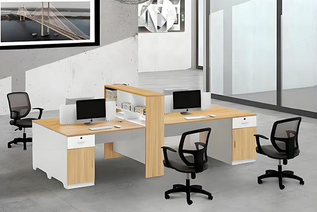 簡約現代職員桌-5