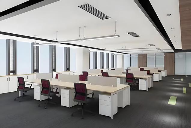 簡約現代職員桌-9