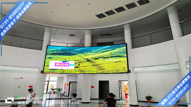 岳陽某檔案館政務接待大廳LED顯示屏